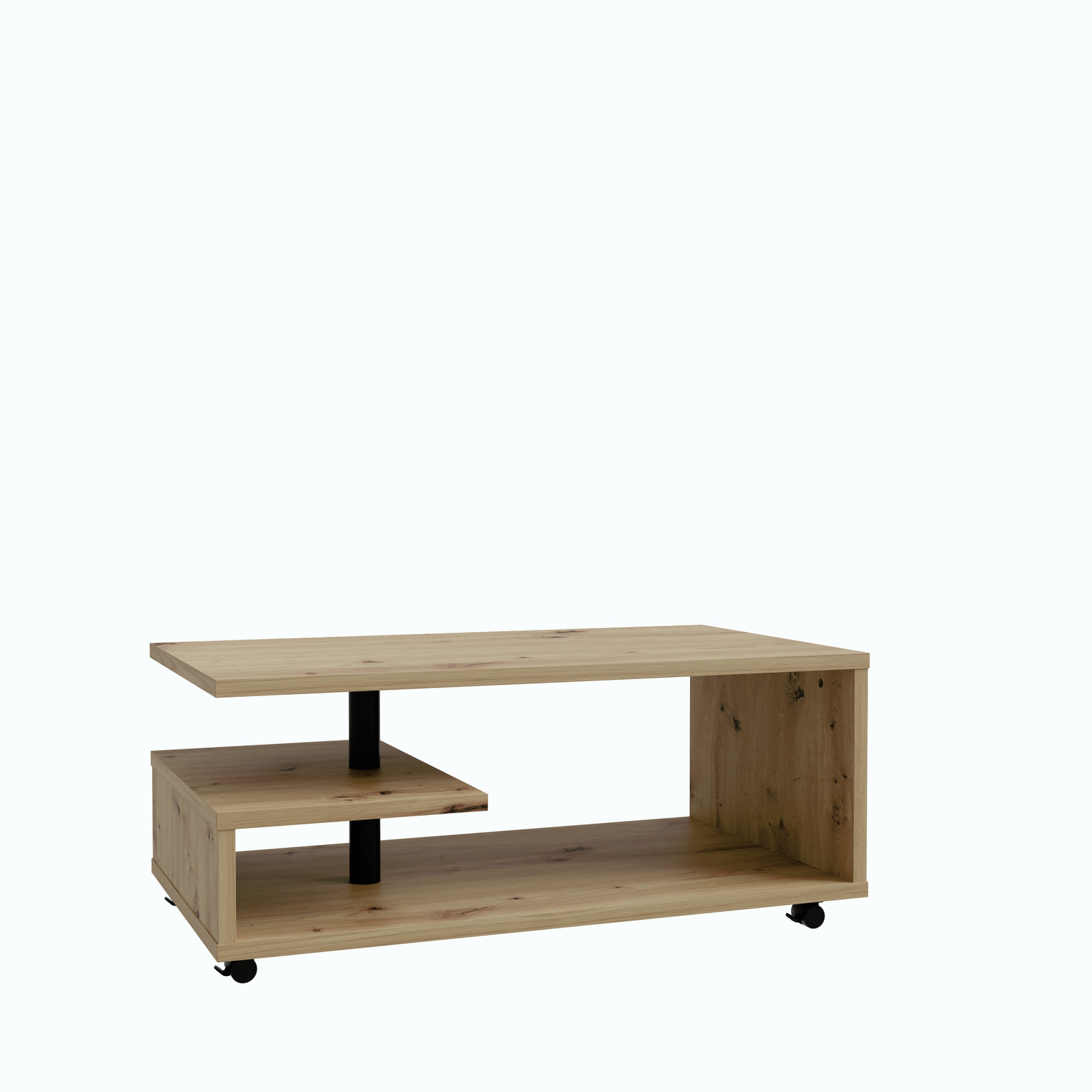 Stolik kawowy w kolorze dębu artisan