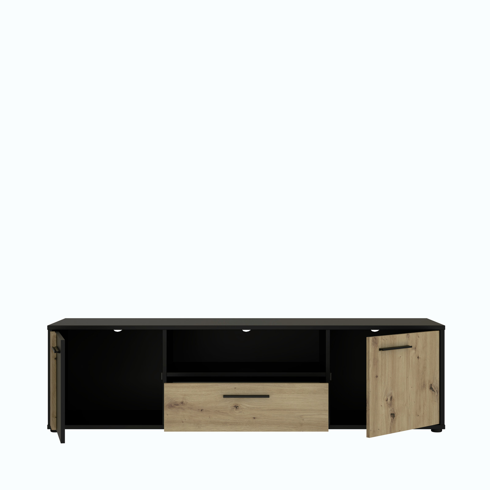 Szafka RTV w stylu industrialnym