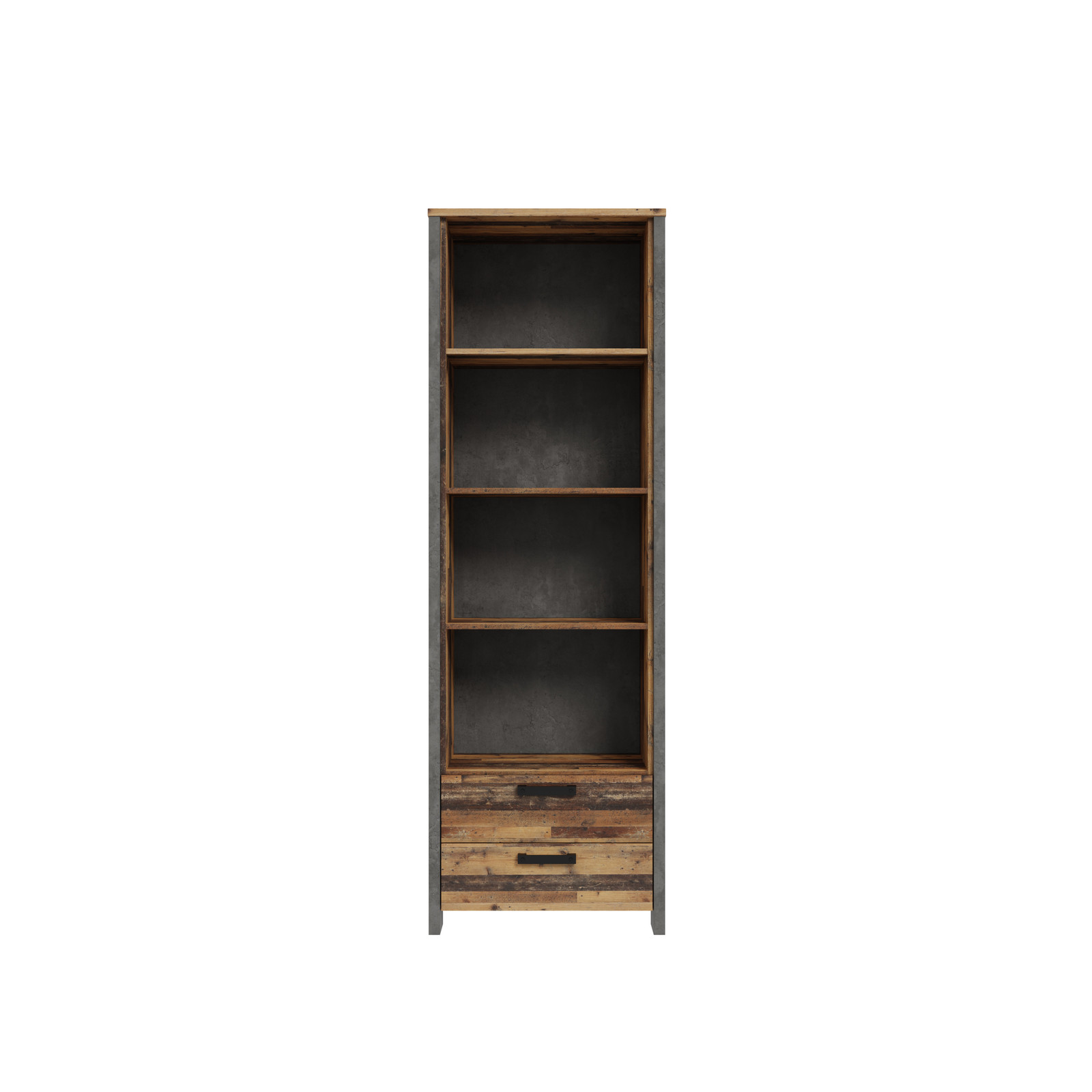 Regał z szufladami w stylu loft