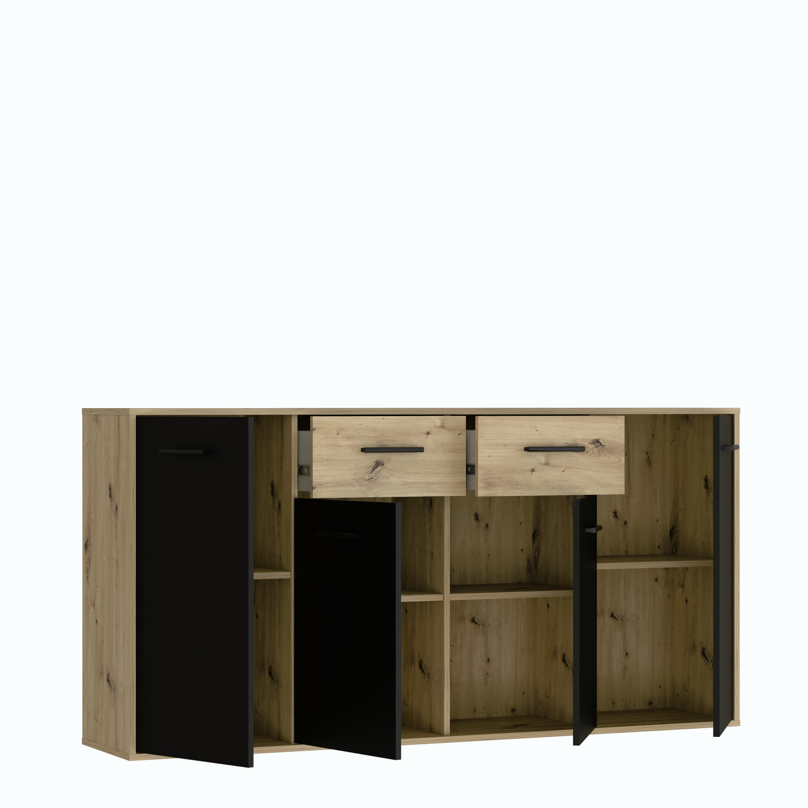 Szeroka komoda w stylu loft
