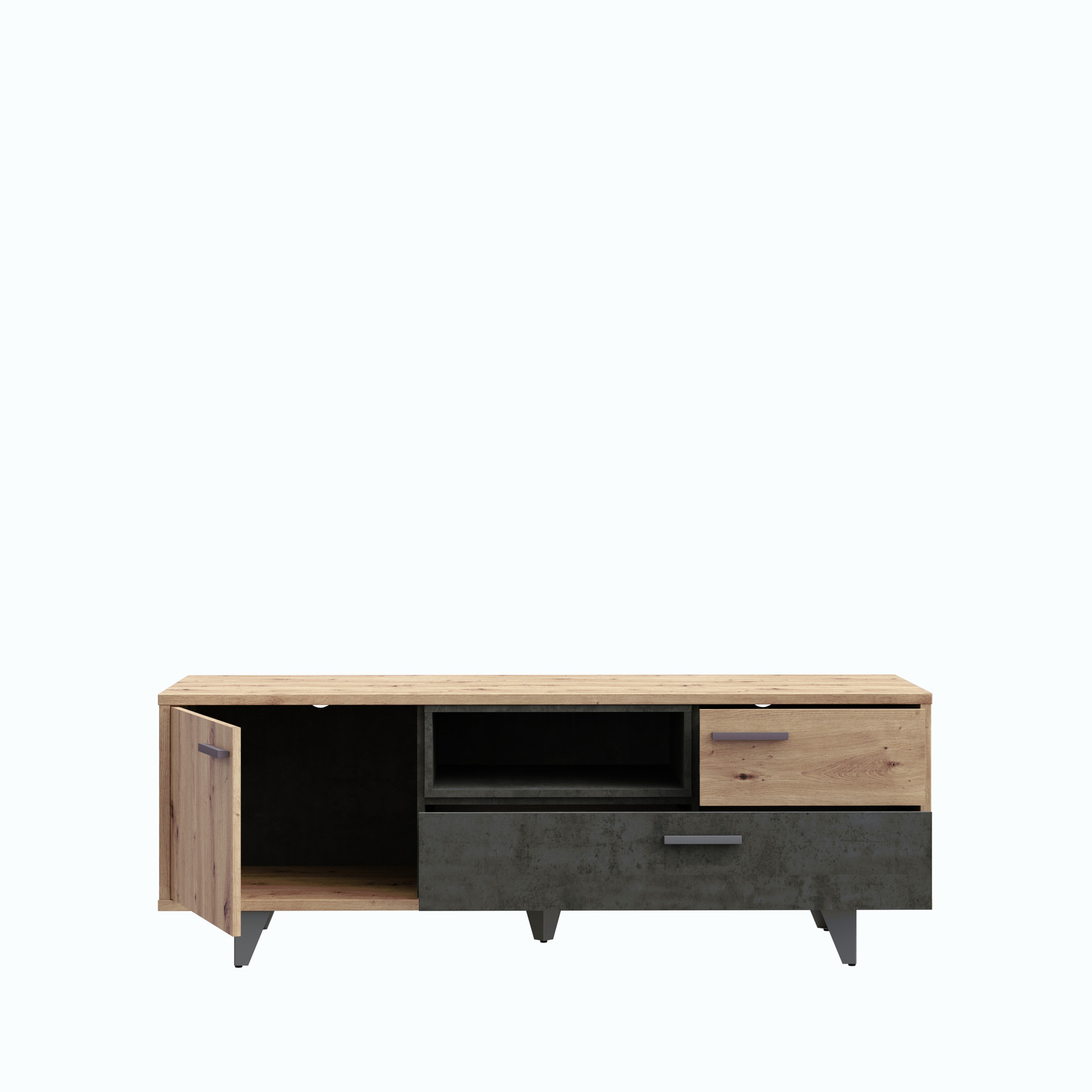 Komoda RTV w stylu industrialnym