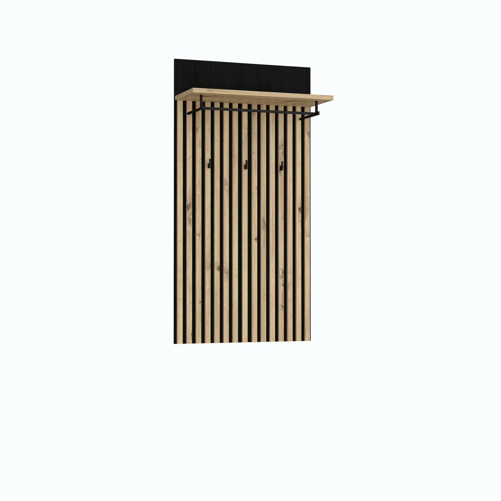 Panel ubraniowy z lamelami