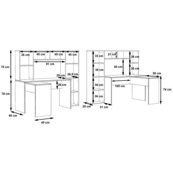 Кутовий стіл сонома