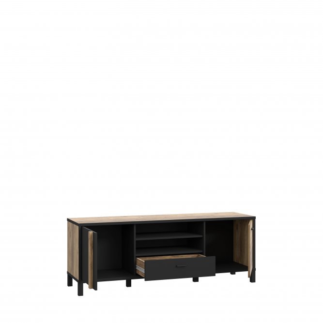 Komoda RTV w stylu industrialnym