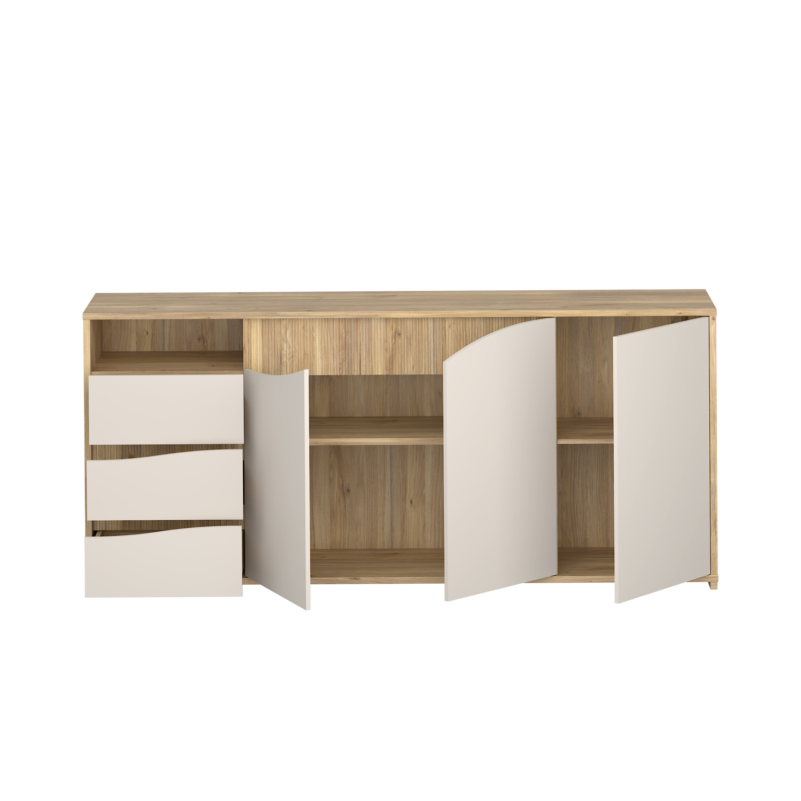 Szeroki mebel do przechowywania