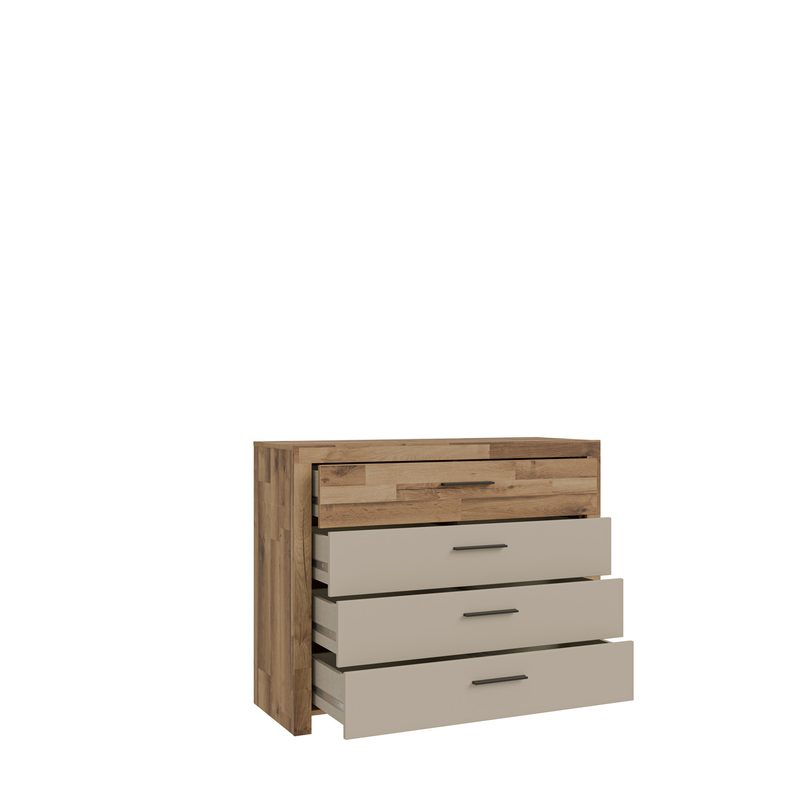 Komoda o strukturze drewna